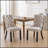 Luxurious Velvet Upholstered Dining Chair Set With High Backrest And Solid Wood Legs, Offering Superior Comfort And Elegant Style.-1195124501