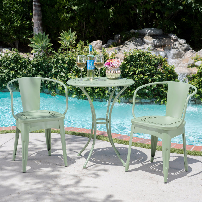 3-Piece Kd Metal Set, Green