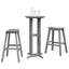 Vidaxl Garden Bar Set 3 Pcs HDPE-117955360
