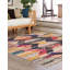  Tapis abstrait orange / gris-69787459