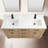 Marashio 61 " W Freestanding Standard Free Standing 2 Double Vanity Bathroom Vanity With Quartz Top