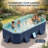 PVC inflatable folding swimming pool-134069365