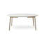 Single Extendable Dining Table with Solid Wood Legs 130/228 cm-70722387-86708967