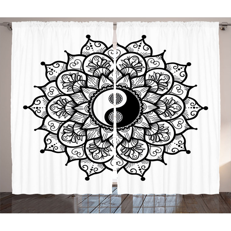 Semi Sheer Curtain Pair, 54" x 84"