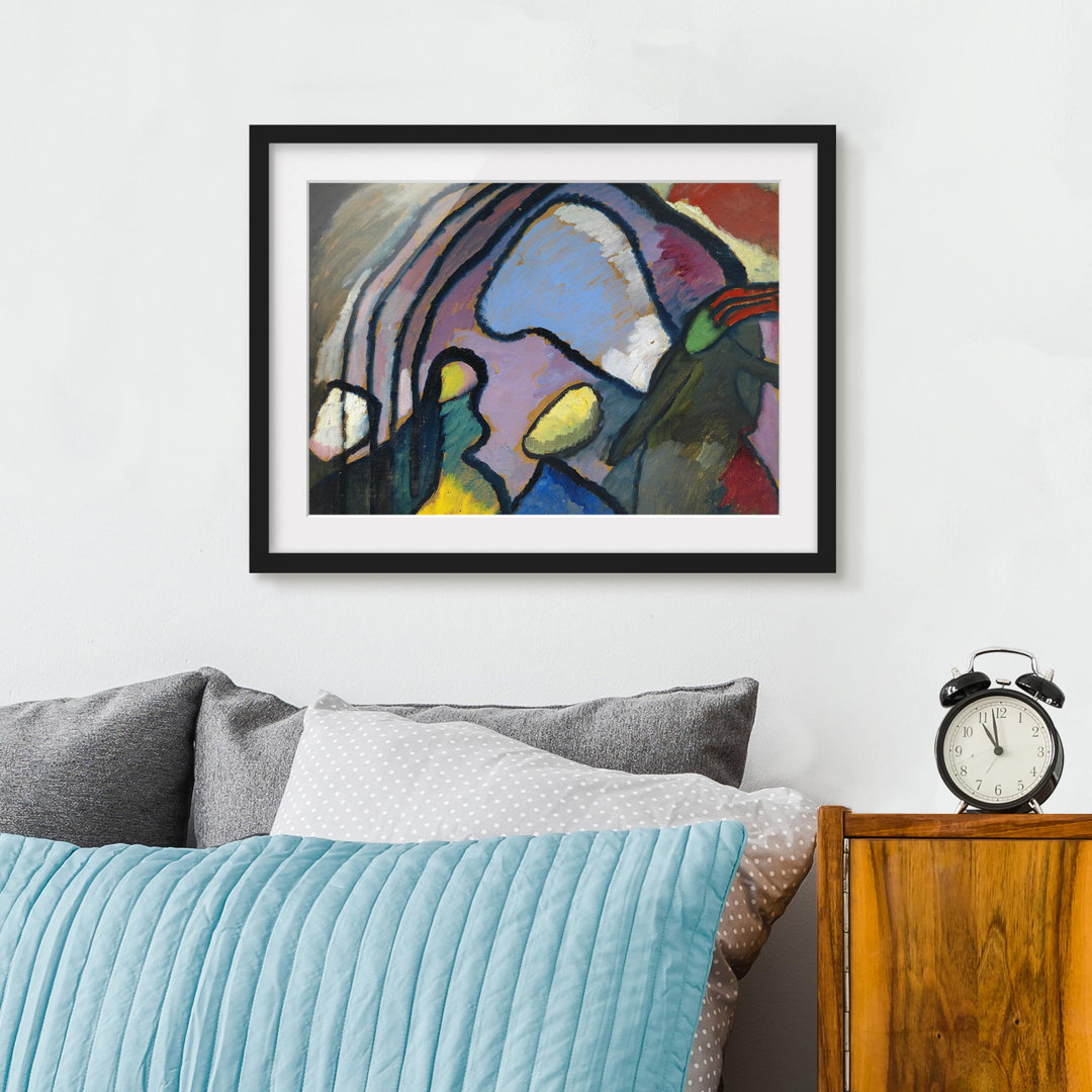 Gerahmtes Poster Improvisation von Wassily Kandinsky