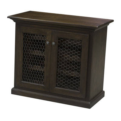 35.5'' Solid Wood Bar Cabinet