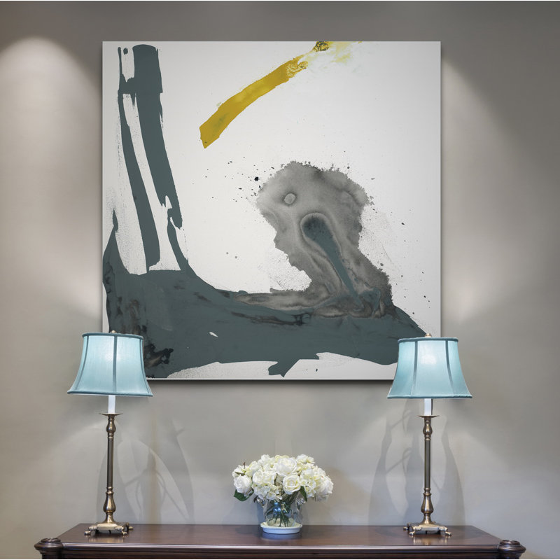 « minimal v », peinture, H 32 po x l 32 po x P 1,5 po, Toile tendue