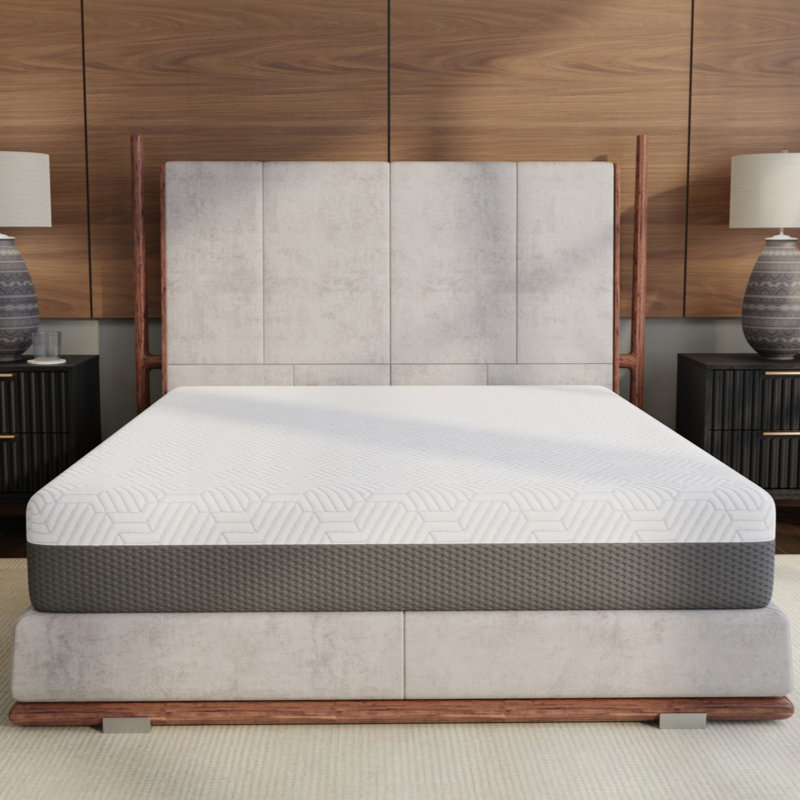 Matelas ferme avec housse de refroidissement, Très grand lit, 10"