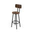 Ensemble de table de cuisine 5 pièces à hauteur de comptoir avec 4 chaises, table de salle à manger compacte pour petits espaces et ensemble de bar-670691160