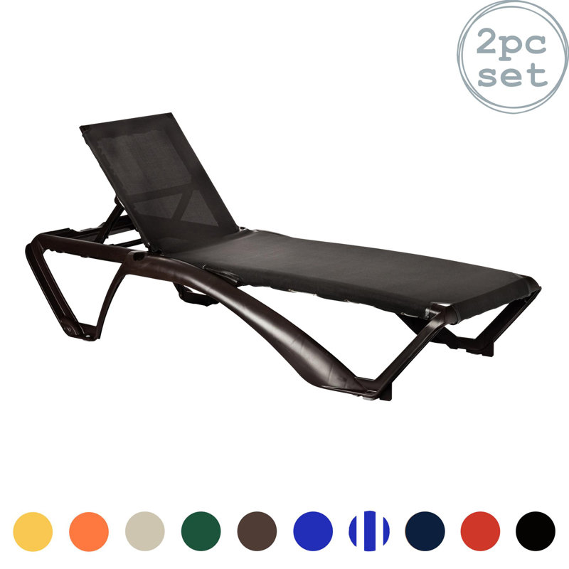 190cm Long Reclining Single Chaise, Brown, Brown
