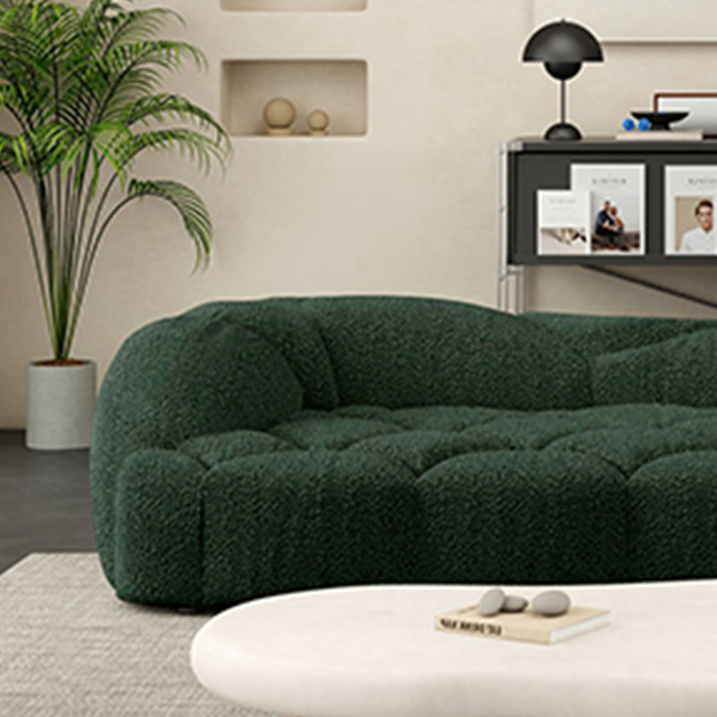 Canapé Marshmallow, H 27,55 po x l 90,55 po x P 45,27 po, Vert foncé