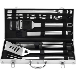 Stainless Steel Grilling Tool Set