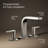 ParallelWidespread Bathroom Faucet, 3-Hole Two Lever Handle Bathroom Sink Faucet-90573831-123136705