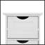 Armoire de rangement blanche pour salle de bain