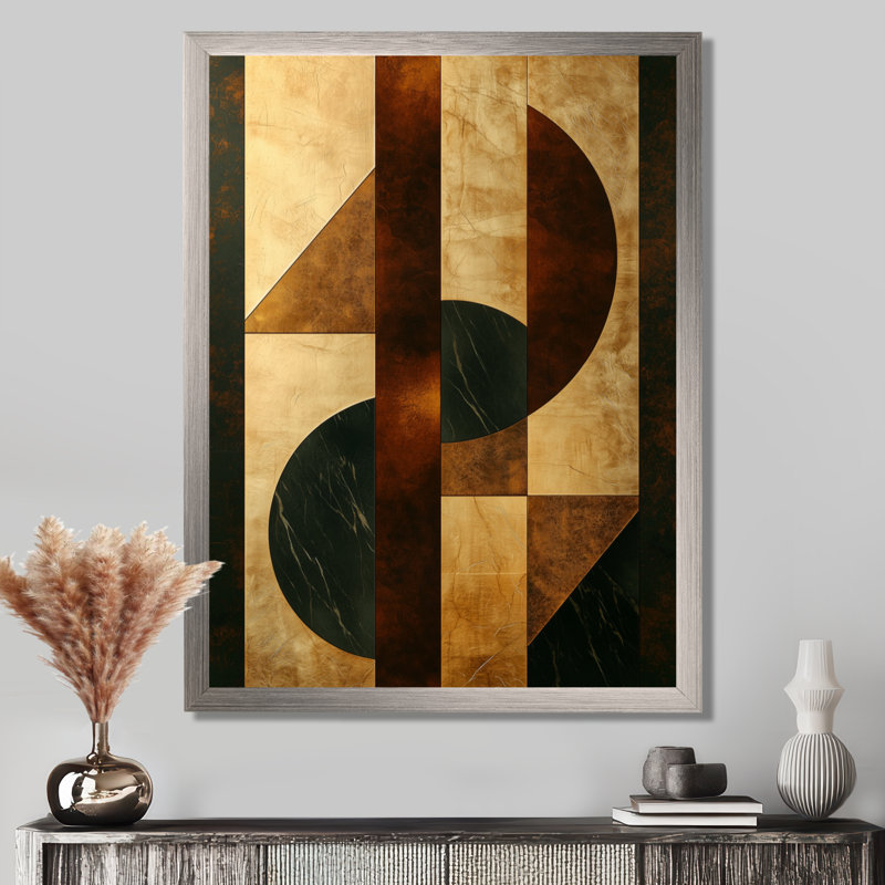 Newman - Abstract Canvas Art Print, Argent argent, H 20 po x l 12 po, Reproduction encadrée sans passe-partout