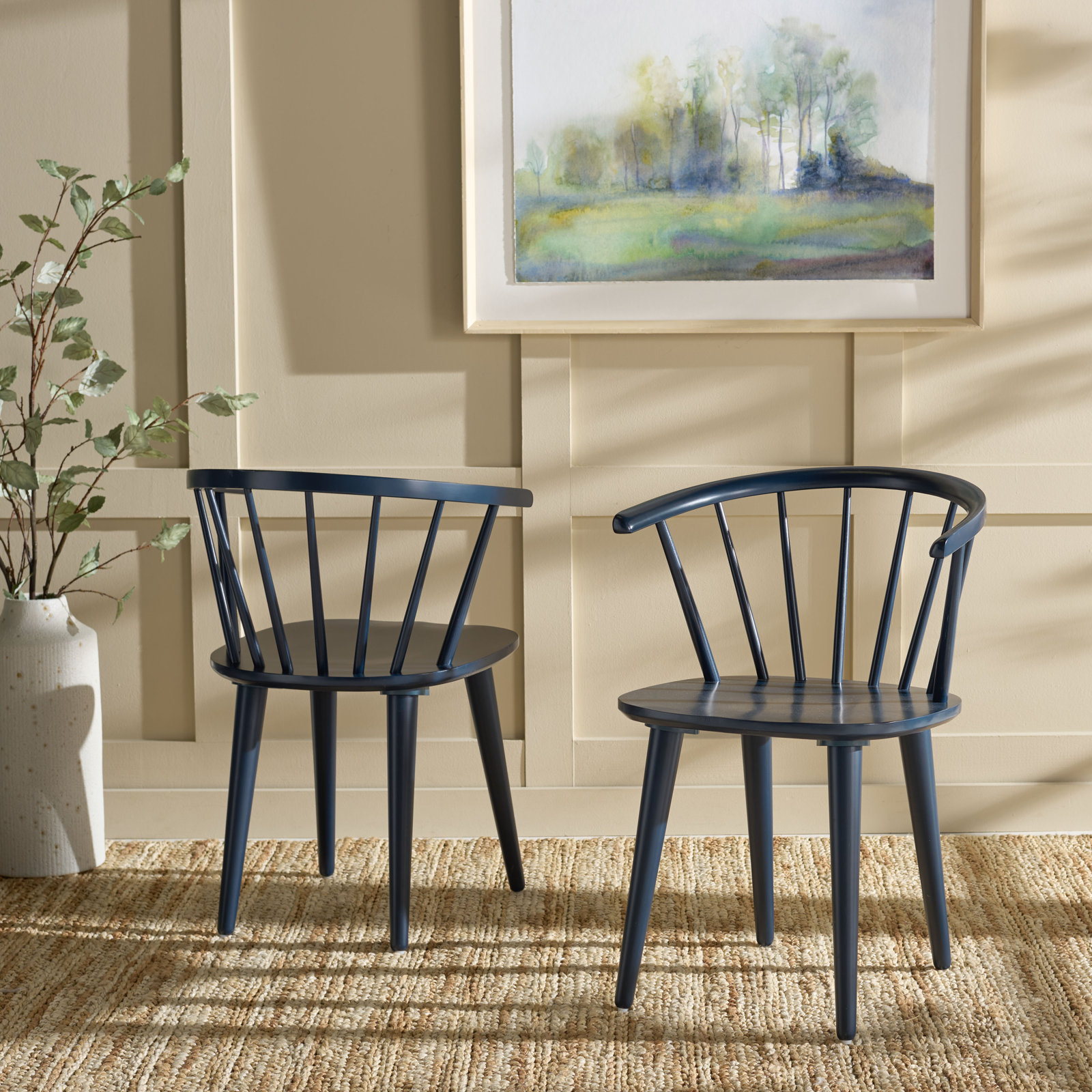 Sheffield Dining Chair, Navy