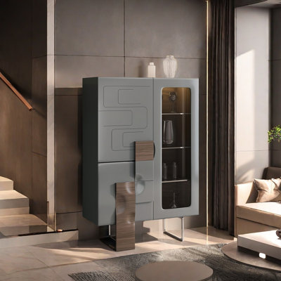 Nordic Modern Accent Cabinet