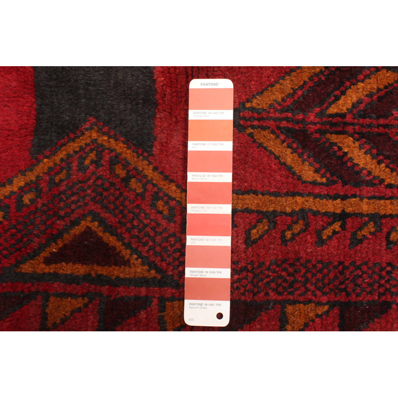 Rizbaft Red Rug 3'8" x 5'11"