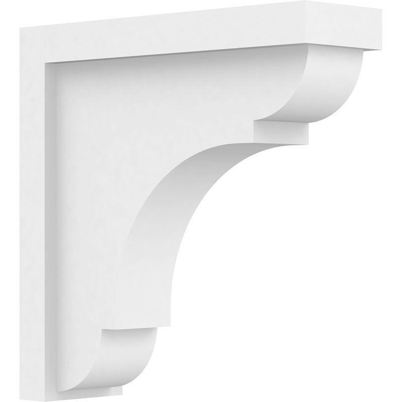 Support standard en PVC de qualité architecturale Bryant, H 12 po x l 3,5 po x p 12 po