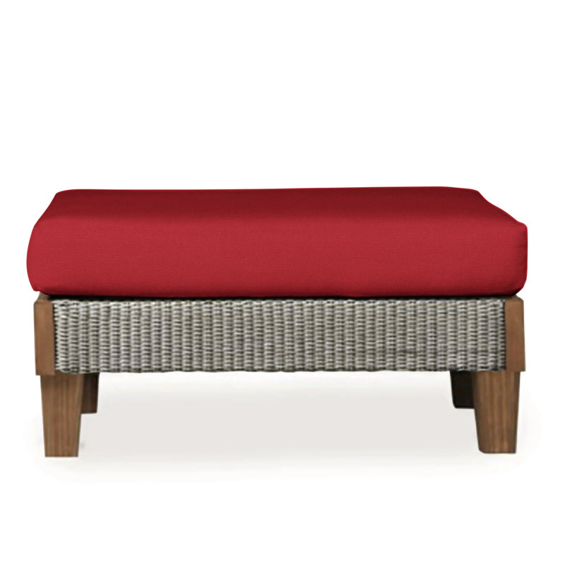 Catalina Outdoor Ottoman, Demo Skyway, Pewter