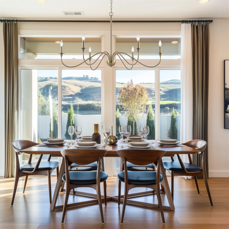 Dhruven 6 - Light Dimmable Chandelier