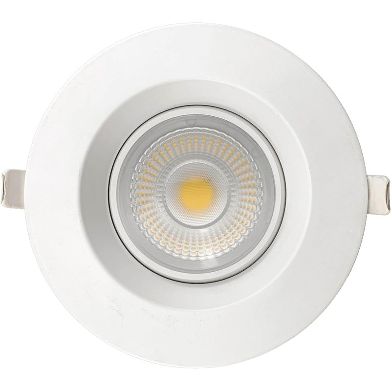 Ensemble d'éclairage encastré standard 4 po à température de couleur réglable de 20 watts à intensité variable et à intensité variable
