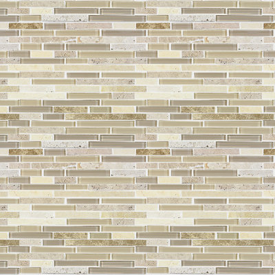 Carreau de mosaïque murale en verre Sandy Dune