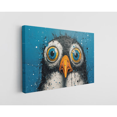 Impression sur toile, pingouin mignon et mignon, décoration murale moderne pour la maison et le bureau