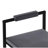 Upholstered Velvet Bar Stools Modern Dining Stools (Black & Gray, Set of 2)-1196671890-1196671891
