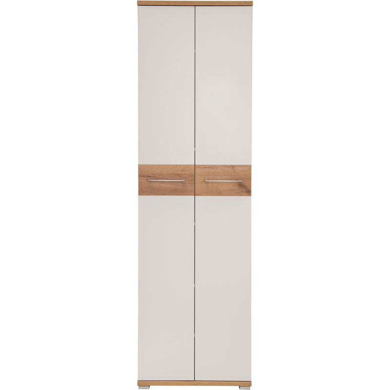 Howard 2 Door Manufactured Wood Wardrobe, Cream/Brown