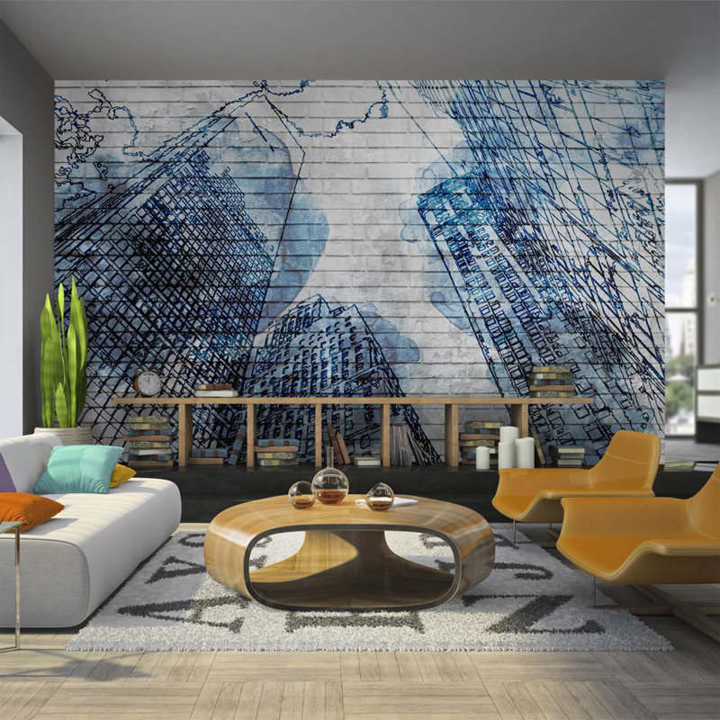 Murale, L 4,58 pi x l 6,5 pi