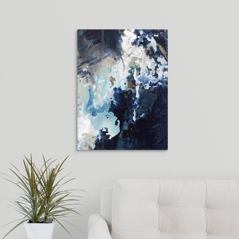 Bowmanville «Deep Blue Pool Crop» par Bowmanville - impression sur toile tendue, H 24 po x l 18 po x P 1,5 po
