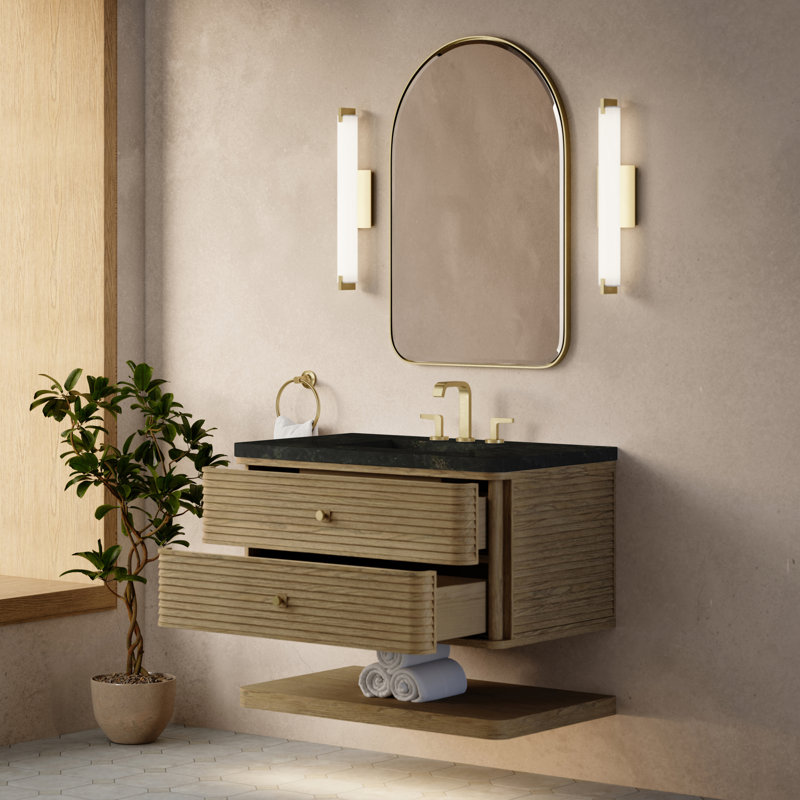 Meuble-lavabo simple l 36 po Allamari, Phantome Eclos, Brume dune, 8 po