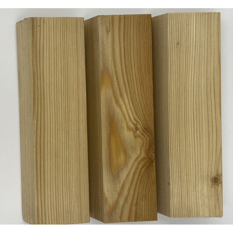 Larch Narrow Parrallelogram Rainscreen Rhombus L 4M x W 70Mm x T 28Mm Pack Of 6 Pieces