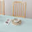 Rectangular Polka Dots Cotton Twill Tablecloth
