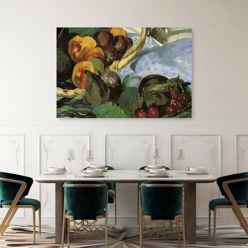 Déjeuner sur l'Herbe, 1863 Impressionniste Impressionniste Abstrait Contemporain Fruit Landscape Wall Art Print