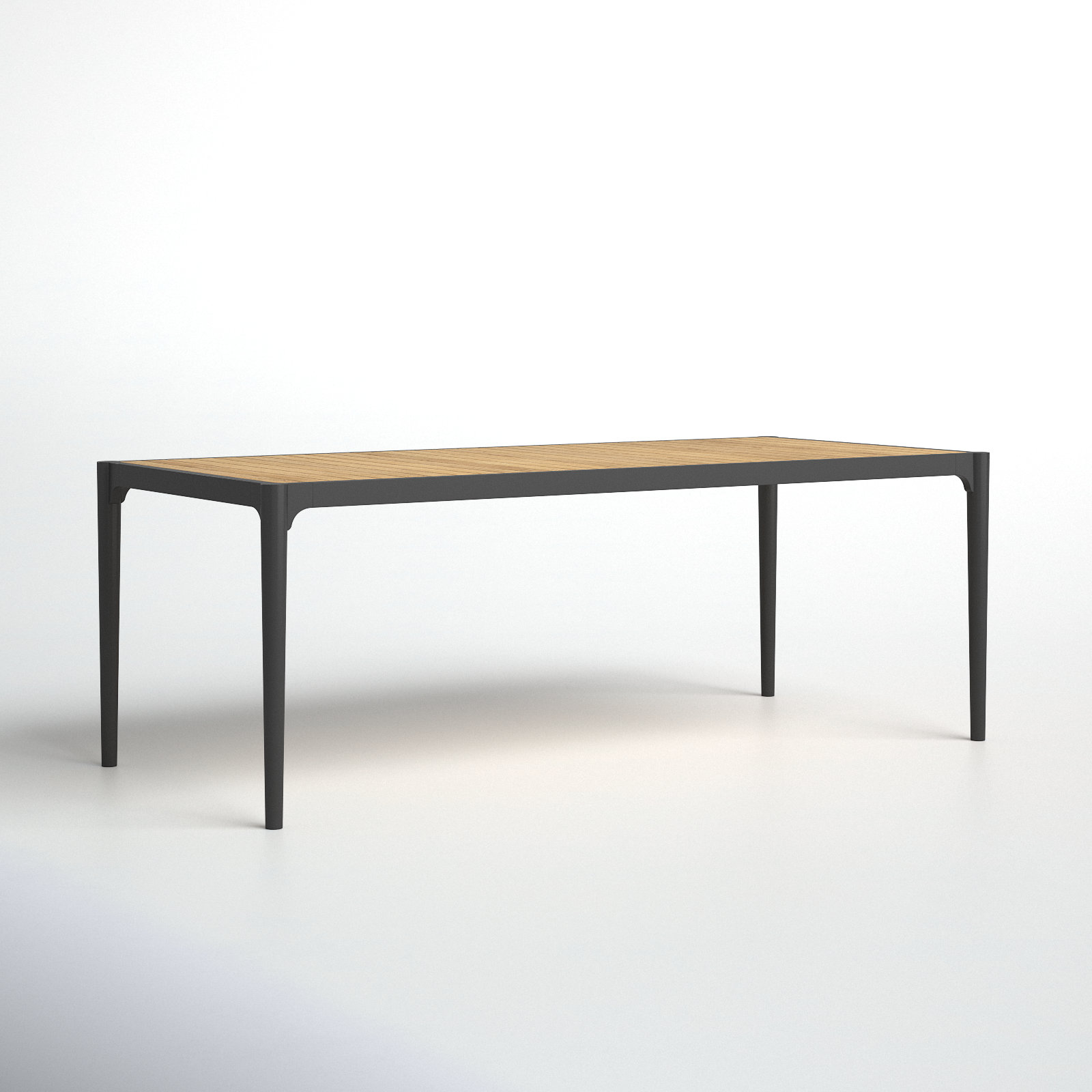 Fifer 84" Teak Patio Dining Table