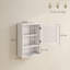HOMCOM Bathroom Cabinet, Wall Mounted Cabinet with Adjustable Shelves-793062232