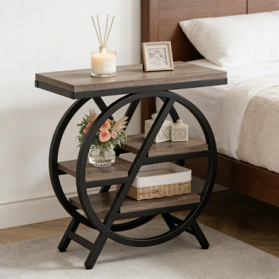 Bedside Table,Compact End Table,Side Table