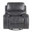 Fauteuil inclinable manuel standard en similicuir Wakita-1316134930