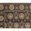 Tapis noir et beige noué à la main de haute qualité