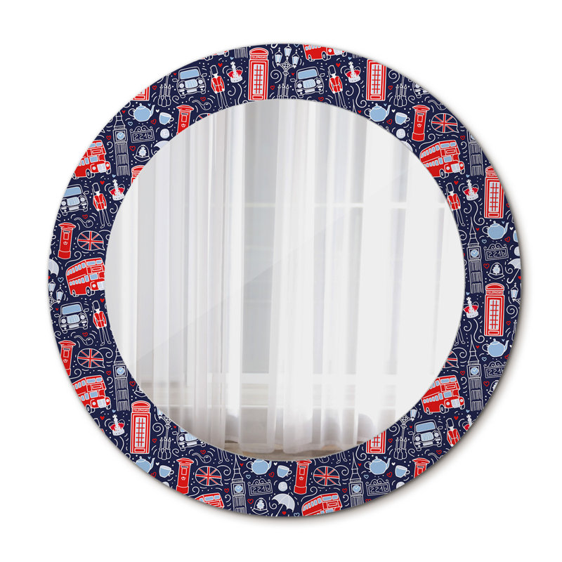 Huldar Glass Flat Wall Mirror
