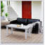 Table basse d'extérieur rectangulaire durable avec un design résistant aux intempéries, parfaite pour le patio et le balcon-1979789573