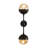 Bola Deux Steel Armed Sconce