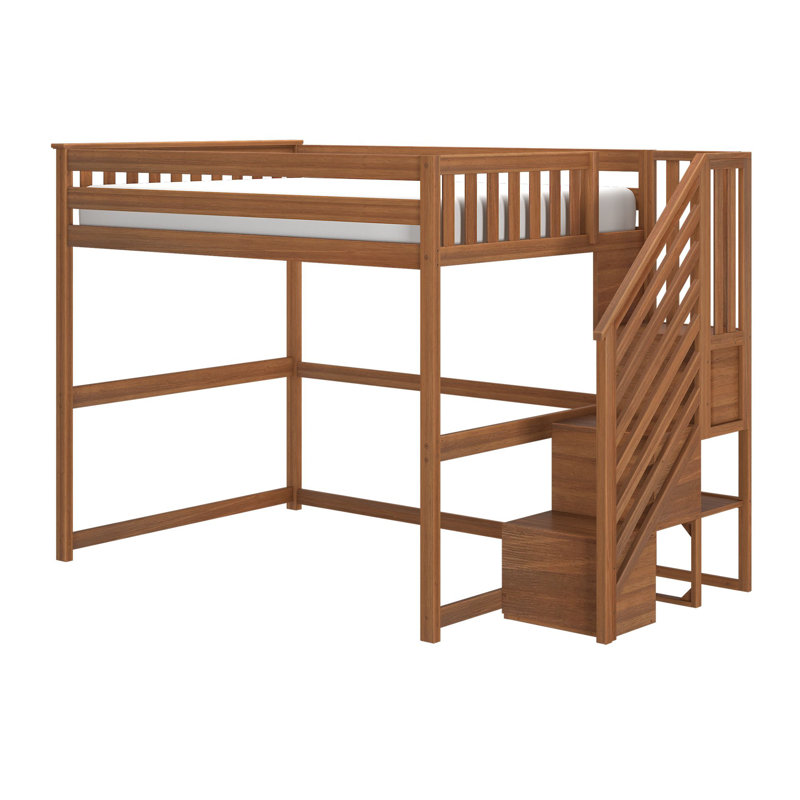 Classic Full High Loft + Staircase, Pecan, Pecan