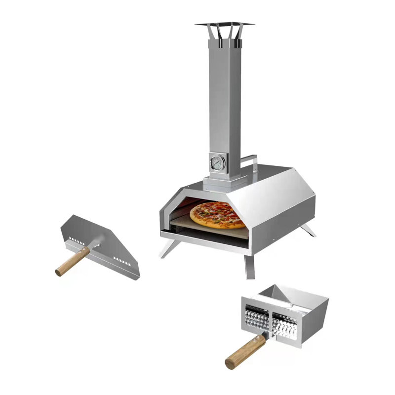 Four à pizza en acier inoxydable