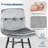 Akarsh Upholstered Counter Stool with Metal Frame-201045162