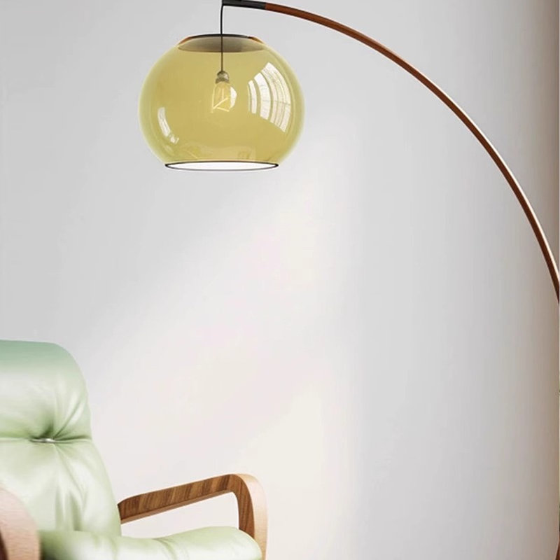 Simple And Elegant Living Room Atmosphere Fishing Floor Lamp Made Of Hardware