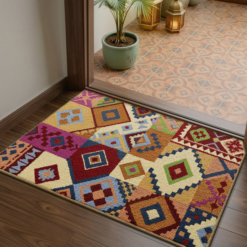Non-Slip Christmas Doormat, L 24 po x L 36 po