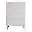 Commode 4 tiroirs en blanc-1787921387